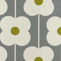 Abacus Flower Olive Curtains